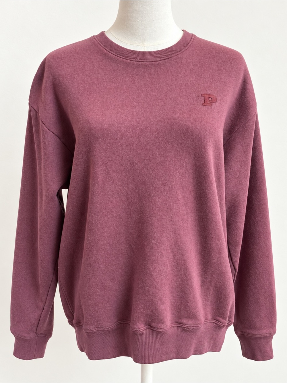 PINK Victoria’s Secret Mauve Tonal Logo Crewneck Sweatshirt M